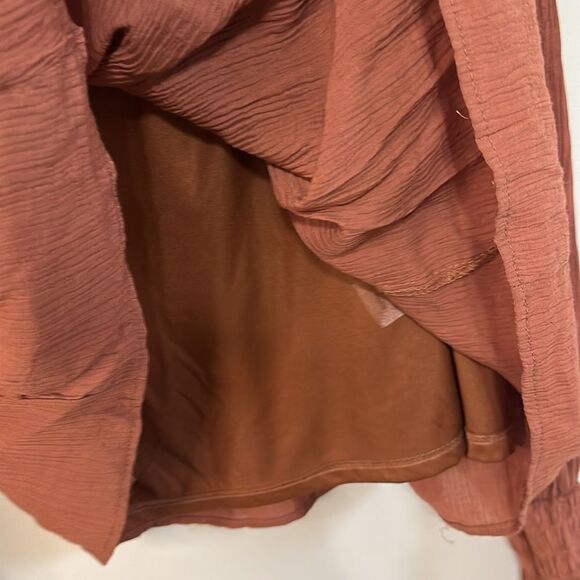 &MERCI Ruffle and Smock Design Shirt size Small - Picture 5 of 7